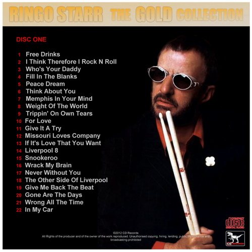 Постер John Lennon, George Harrison, Ringo Starr, Paul McCartney - The Gold Collection John Lennon, George Harrison, Ringo Starr, Paul McCartney - The Gold Collection