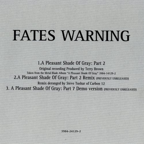Постер Fates Warning Discography Fates Warning Discography