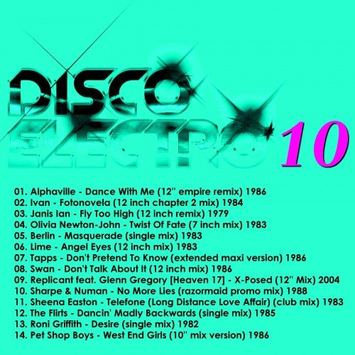 Постер VA - Disco Electro - Synth Disco Classics 70's 80's CD 1 - 20 VA - Disco Electro - Synth Disco Classics 70's 80's CD 1 - 20