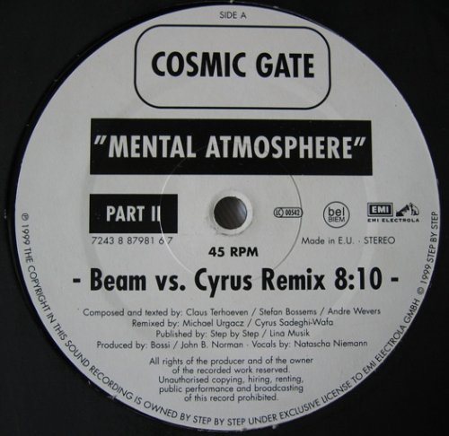 Постер Cosmic Gate - Discography Cosmic Gate - Discography