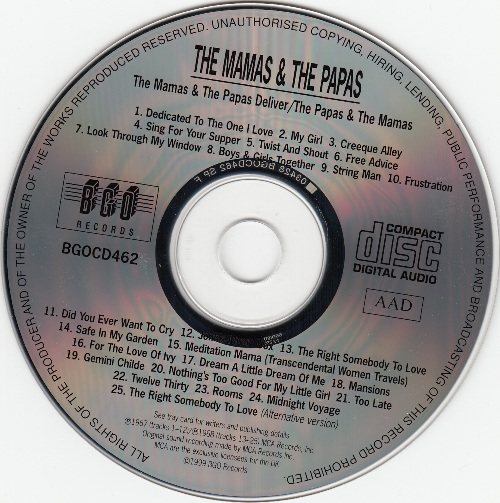 Постер The Mamas and The Papas - Deliver The Papas and The Mamas The Mamas and The Papas - Deliver The Papas and The Mamas