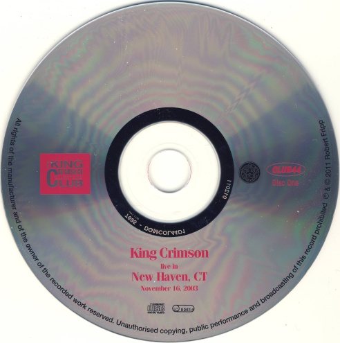 Постер King Crimson - Live In New Haven. CT King Crimson - Live In New Haven. CT