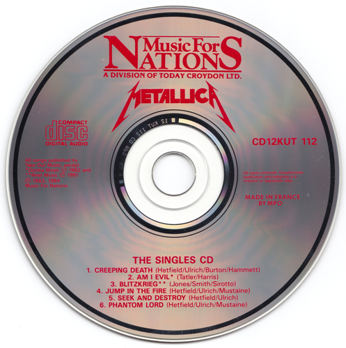 Постер Metallica - Creeping Death / Jump In Ihe Fire Metallica - Creeping Death / Jump In Ihe Fire