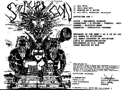 Постер Satyricon - Discography Satyricon - Discography