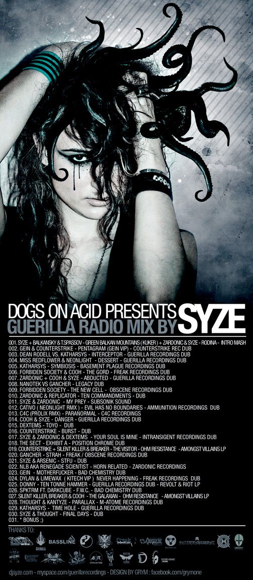 Постер DJ Syze - Guerilla Radio DJ Syze - Guerilla Radio