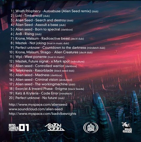 Постер Alien Seed - Bad Vibes podcast vol 1 Alien Seed - Bad Vibes podcast vol 1