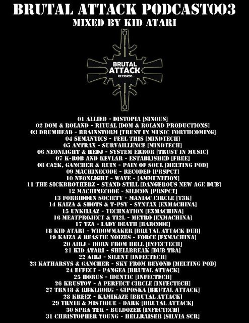 Постер Kid Atari - BRUTAL ATTACK podcast 003 Kid Atari - BRUTAL ATTACK podcast 003