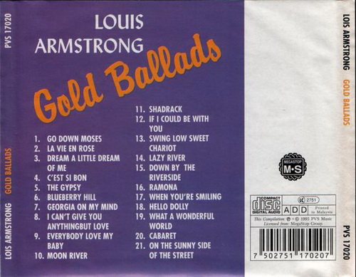 Постер Louis Armstrong - Gold Ballads Louis Armstrong - Gold Ballads
