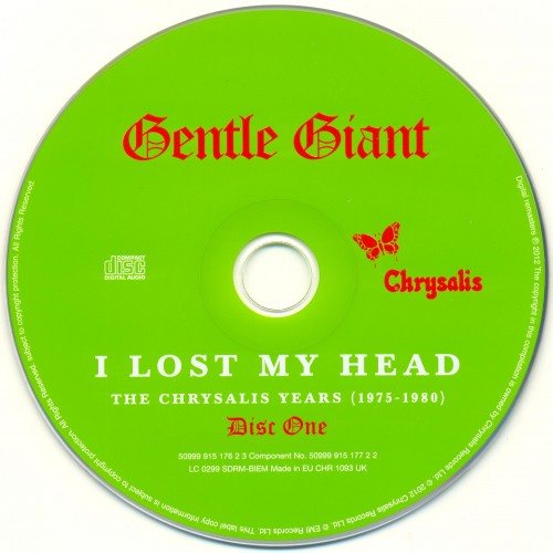 Постер Gentle Giant - I Lost My Head: The Chrysalis Years 1975-1980 Gentle Giant - I Lost My Head: The Chrysalis Years 1975-1980