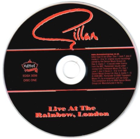 Постер Gillan - Live: Triple Trouble Gillan - Live: Triple Trouble
