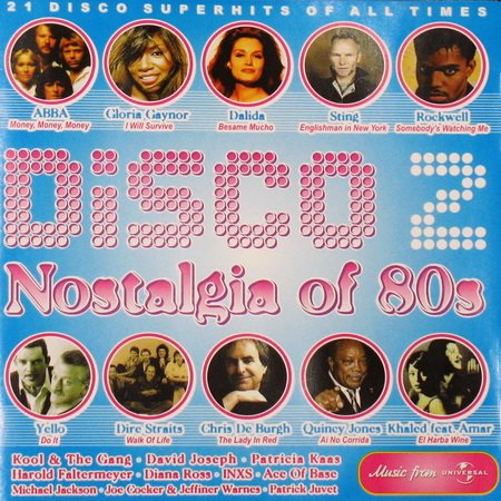 Постер VA - Disco Nostalgia of 80s vol.1-2 VA - Disco Nostalgia of 80s vol.1-2