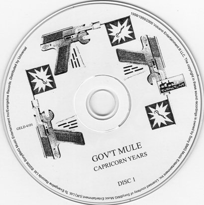 Постер Gov't Mule - The Best Of The Capricorn Years Gov't Mule - The Best Of The Capricorn Years
