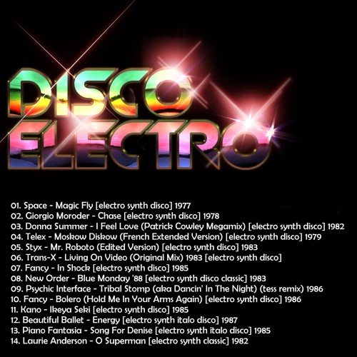Постер VA - Disco Electro - Synth Disco Classics 70's 80's CD 1 - 20 VA - Disco Electro - Synth Disco Classics 70's 80's CD 1 - 20