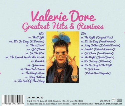 Постер Valerie Dore - Greatest Hits and Remixes Valerie Dore - Greatest Hits and Remixes