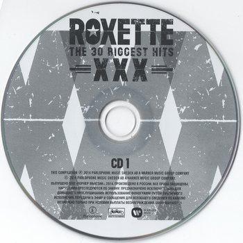 Постер Roxette - XXX - The 30 Biggest Hits Roxette - XXX - The 30 Biggest Hits