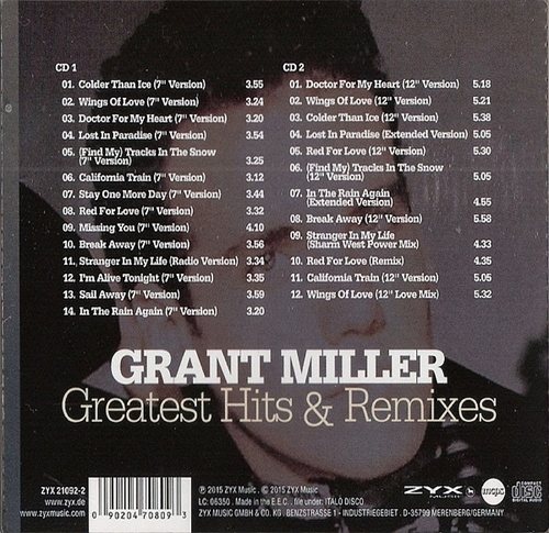 Постер Grant Miller - Greatest Hits Remixes Grant Miller - Greatest Hits Remixes