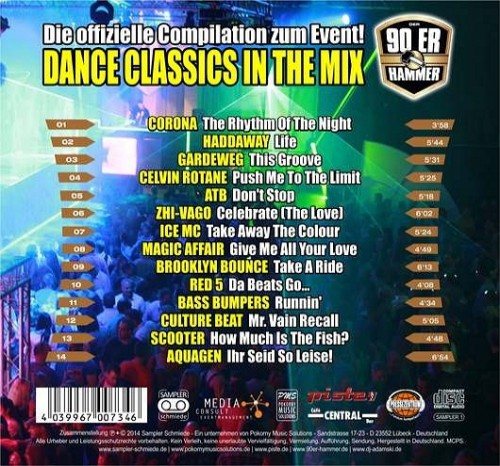 Постер VA - Der 90er Hammer - Die Offizielle Event Compilation VA - Der 90er Hammer - Die Offizielle Event Compilation