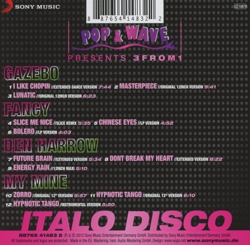 Постер VA - Pop And Wave Presents 3from1 Italo Disco VA - Pop And Wave Presents 3from1 Italo Disco