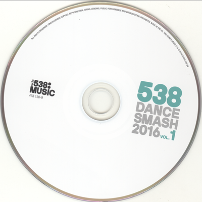 Постер VA - 538 Dance Smash 2016 Vol.1 VA - 538 Dance Smash 2016 Vol.1