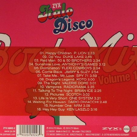 Постер VA - ZYX Italo Disco Boot Mix Vol.1 VA - ZYX Italo Disco Boot Mix Vol.1