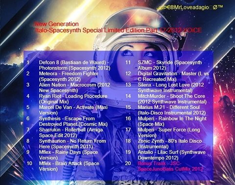 Постер VA - New Generation Italo Spacesynth - Special Limited Edition 17 VA - New Generation Italo Spacesynth - Special Limited Edition 17