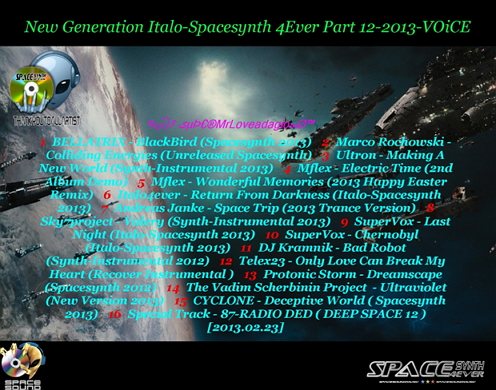 Постер VA - New Generation Italo Spacesynth 4ever Part 12 VA - New Generation Italo Spacesynth 4ever Part 12