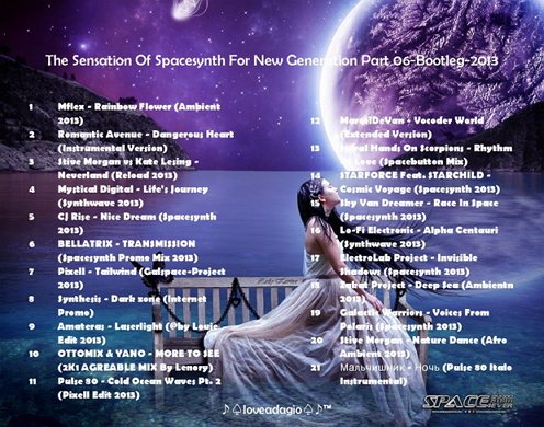 Постер VA - The Sensation Of Spacesynth For New Generation Part 6 VA - The Sensation Of Spacesynth For New Generation Part 6