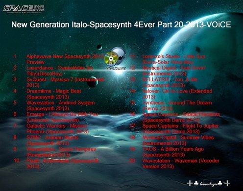 Постер VA - New Generation Italo Spacesynth 4ever Part 20 VA - New Generation Italo Spacesynth 4ever Part 20