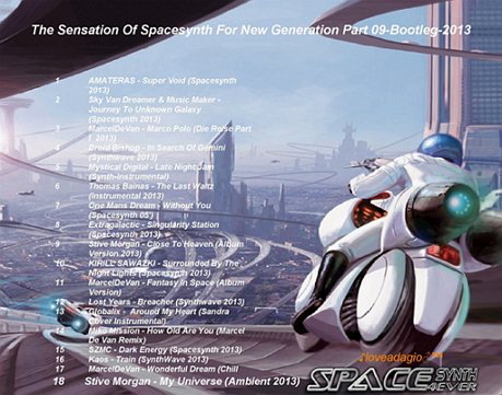 Постер VA - The Sensation Of Spacesynth For New Generation Part 9 VA - The Sensation Of Spacesynth For New Generation Part 9