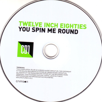 Постер VA - Twelve Inch Eighties: You Spin Me Round VA - Twelve Inch Eighties: You Spin Me Round
