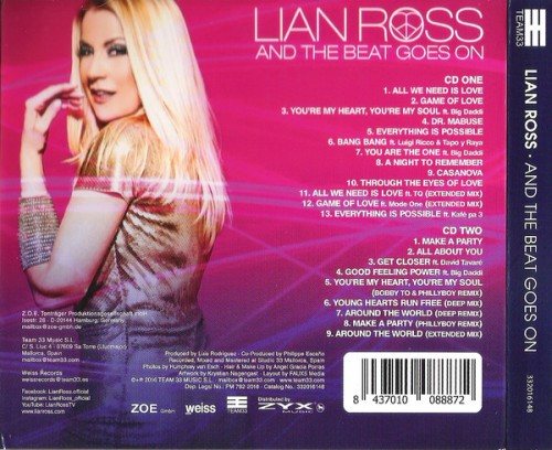 Постер Lian Ross - And The Beat Goes On Lian Ross - And The Beat Goes On