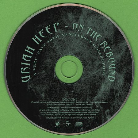 Постер Uriah Heep - On the Rebound - A Very 'Eavy 40th Anniversary Collection Uriah Heep - On the Rebound - A Very 'Eavy 40th Anniversary Collection