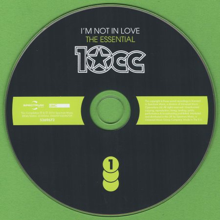 Постер 10cc - I'm Not In Love: The Essential 10cc - I'm Not In Love: The Essential