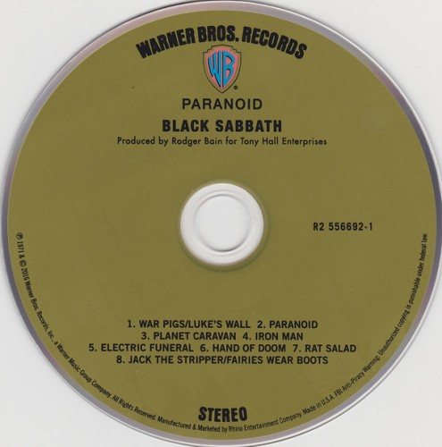 Постер Black Sabbath - Paranoid Black Sabbath - Paranoid