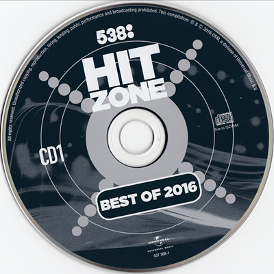 Постер VA - 538 Hitzone Best Of 2016 VA - 538 Hitzone Best Of 2016