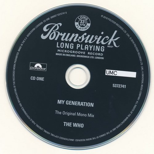 Постер The Who - My Generation The Who - My Generation
