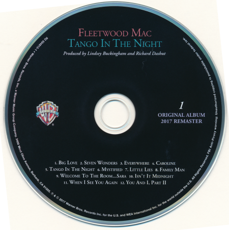 Постер Fleetwood Mac - Tango In The Night Fleetwood Mac - Tango In The Night