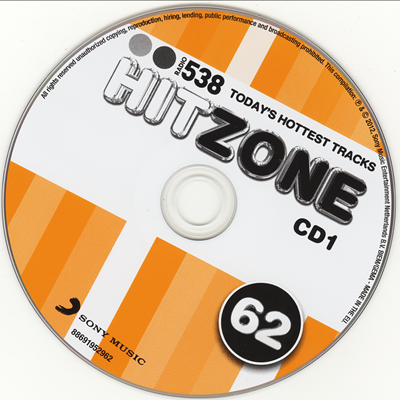 Постер VA - Radio 538: Hitzone 62 VA - Radio 538: Hitzone 62
