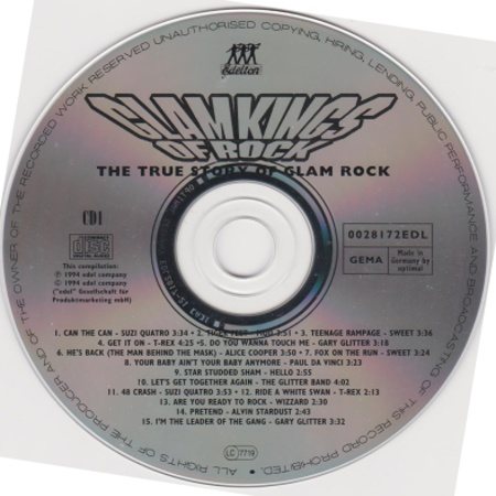 Постер VA - Glamkings Of Rock, The True Story Of Glam Rock VA - Glamkings Of Rock, The True Story Of Glam Rock