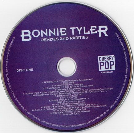 Постер Bonnie Tyler - Remixes Rarities Bonnie Tyler - Remixes Rarities