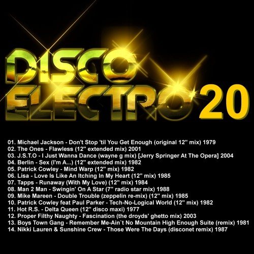 Постер VA - Disco Electro - Synth Disco Classics 70's 80's CD 1 - 20 VA - Disco Electro - Synth Disco Classics 70's 80's CD 1 - 20