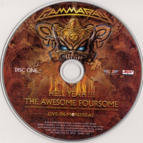 Постер Gamma Ray Discography Gamma Ray Discography