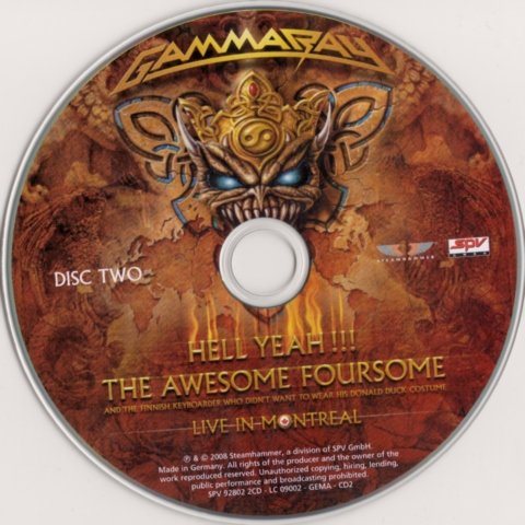Постер Gamma Ray Discography Gamma Ray Discography
