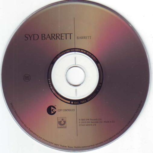 Постер Syd Barrett - The Madcap Laughs, Barrett Syd Barrett - The Madcap Laughs, Barrett