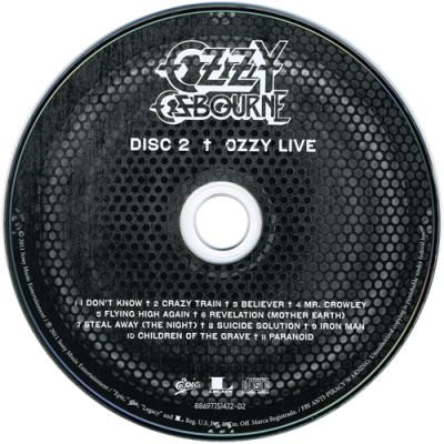 Постер Ozzy Osbourne - Blizzard Of Ozz / Diary Of A Madman Ozzy Osbourne - Blizzard Of Ozz / Diary Of A Madman