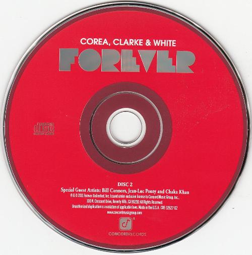 Постер Chick Corea, Stanley Clarke, Lenny White - Forever 2CD Chick Corea, Stanley Clarke, Lenny White - Forever 2CD
