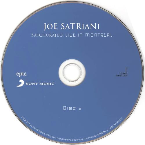 Постер Joe Satriani - Satchurated: Live in Montreal Joe Satriani - Satchurated: Live in Montreal