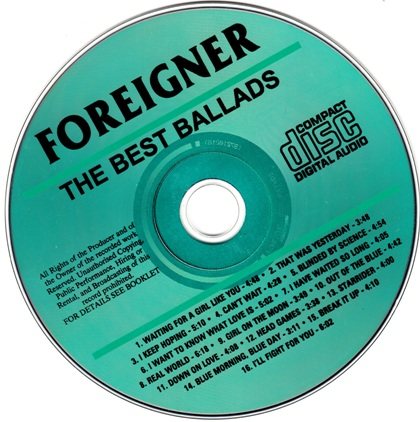 Постер Foreigner - The Best Ballads Foreigner - The Best Ballads