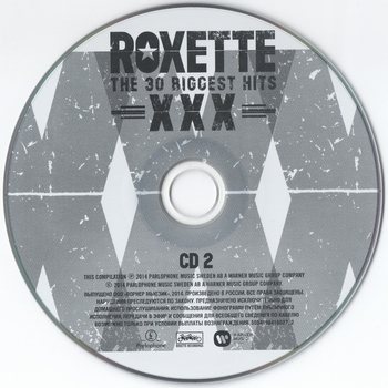 Постер Roxette - XXX - The 30 Biggest Hits Roxette - XXX - The 30 Biggest Hits