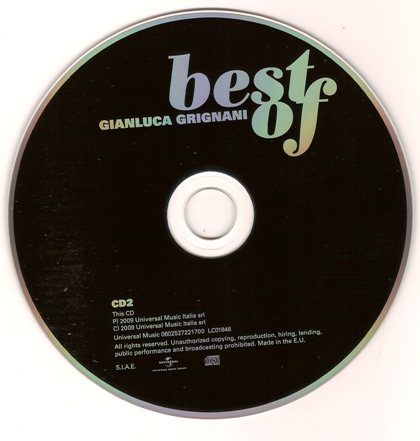 Постер Gianluca Grignani - The Best Of Gianluca Grignani - The Best Of